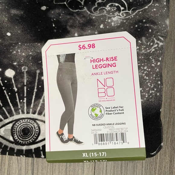 No Boundaries High Rise Leggings Ankle Length XL - Picture 4 of 5